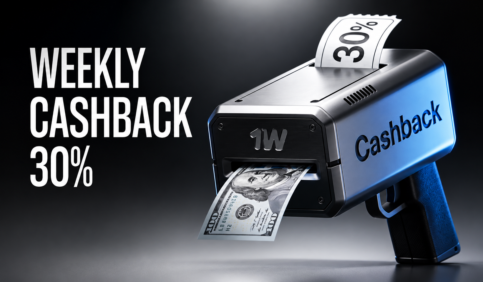 Weekly Cashback 30%